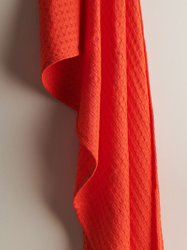 Pixel | Cotton | Waffle | Bath Towel | Heliconia