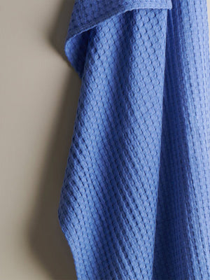Pebble | Cotton | Waffle | XL Bath Towel | Cobalt