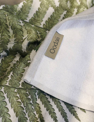 Fern Print |Cotton Bamboo | Hammam Terry | Bath Towel