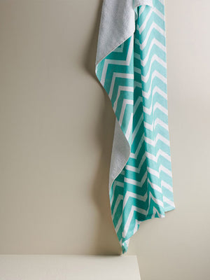 Chevron | Cotton | Hammam Terry | XL Bath Towel