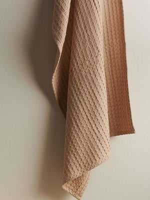 Pebble | Cotton | Waffle | Bath Towel | Sand