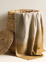 Dip Dye | Cotton Bamboo | Waffle | Bath Towel | Clay Burlap