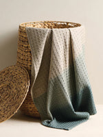 Dip Dye | Cotton Bamboo | Waffle | Bath Towel | Clay Storm
