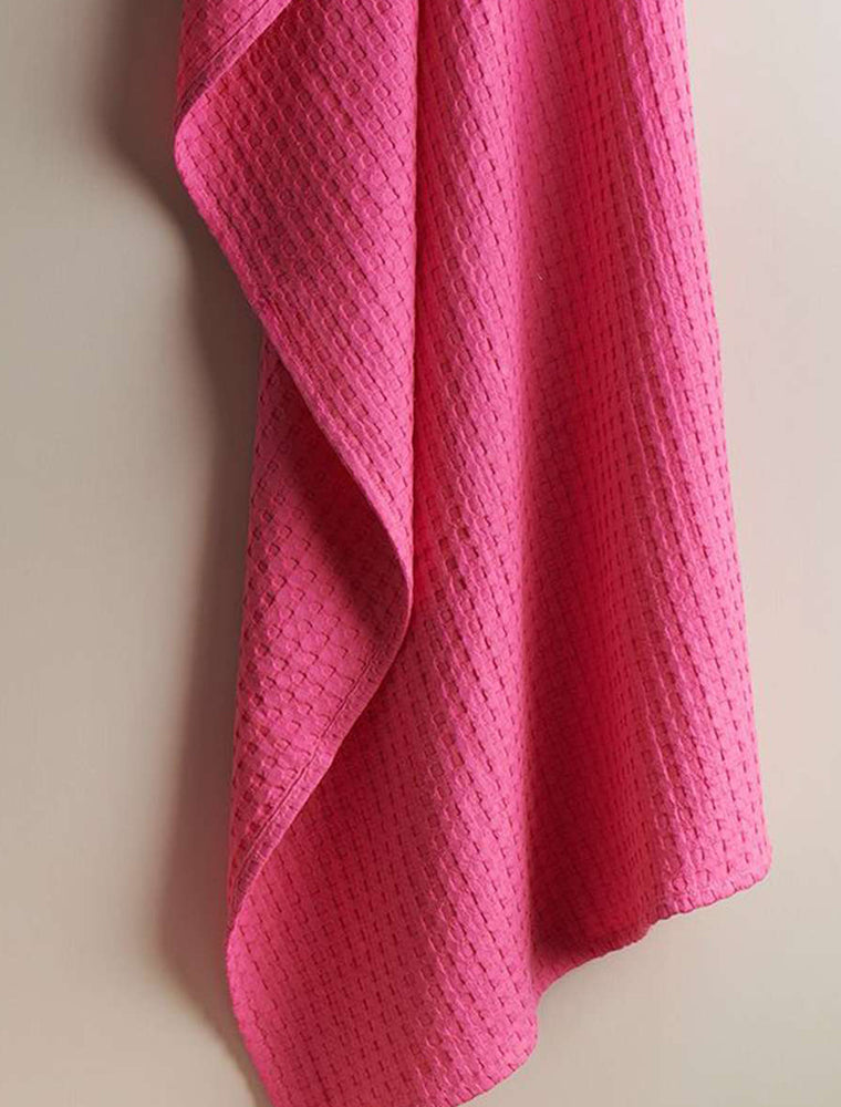 Pixel | Cotton | Waffle | Bath Towel | Rose