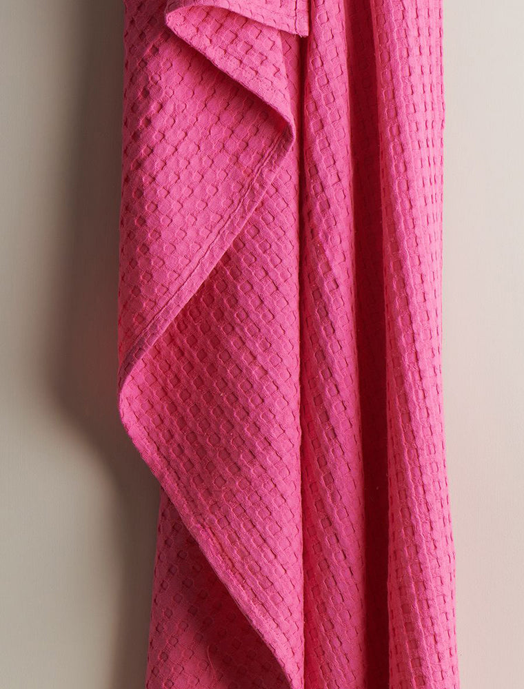 Pixel | Cotton | Waffle | Bath Towel | Rose