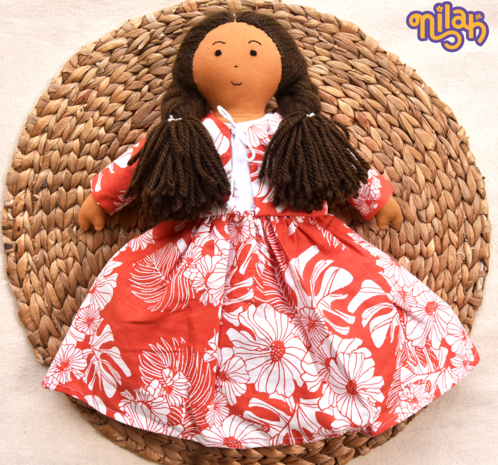Single Doll - Nilah Dress Jacket - Box , Warm, Cotton Fabric Toy
