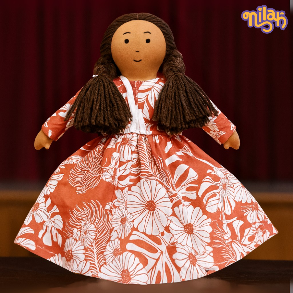 Single Doll - Nilah Dress Jacket - Box , Warm, Cotton Fabric Toy