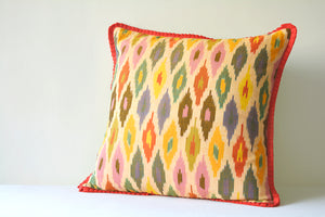 Ikat Garden Cushion Cover
