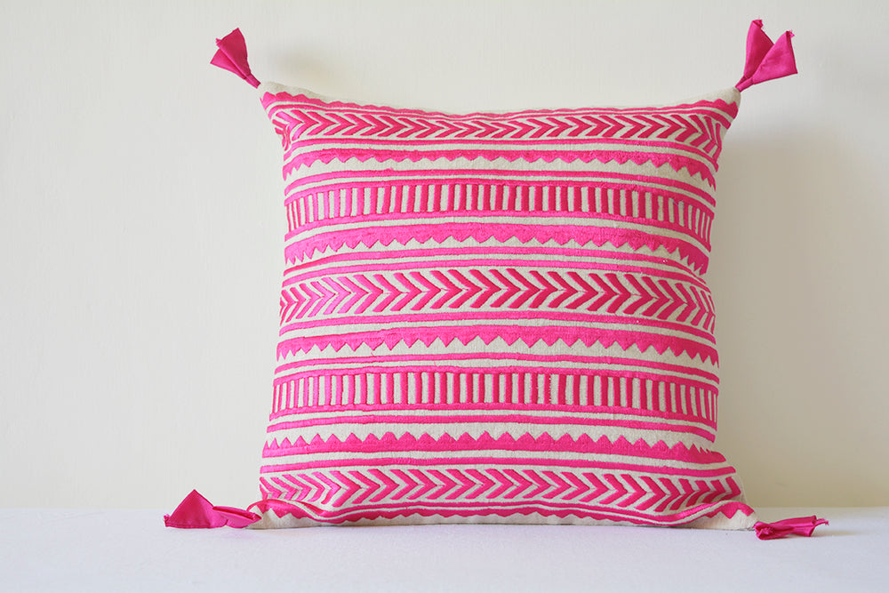 Geometric Elements Cushion Cover
