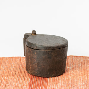 Vintage Wooden Salt Box
