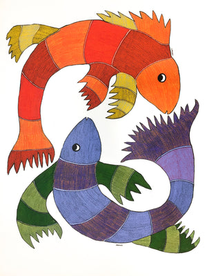 GOND : Two FIsh