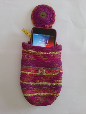 Phone Pouch - Maroon