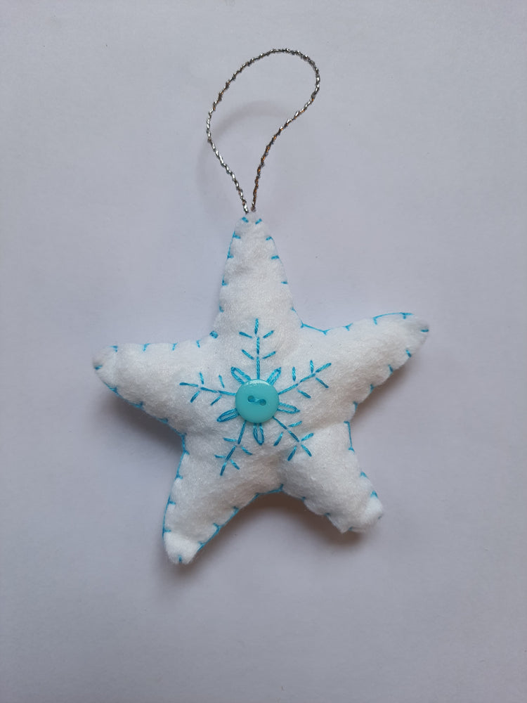 Felt STAR - Christmas Ornament