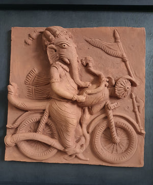 
                
                    Load image into Gallery viewer, MOLELA TILES : Biker Ganesh!
                
            