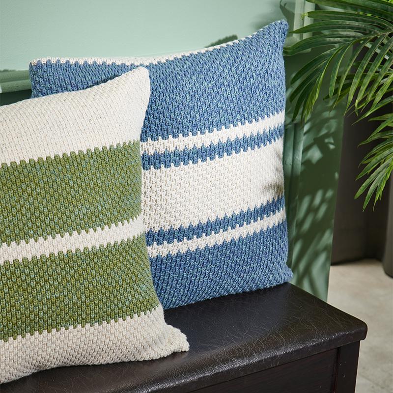 Winter Fresh Knit Cushions