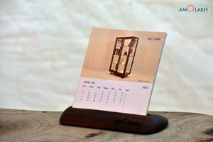 
                
                    Load image into Gallery viewer, Rose Wood Calender Stand
                
            