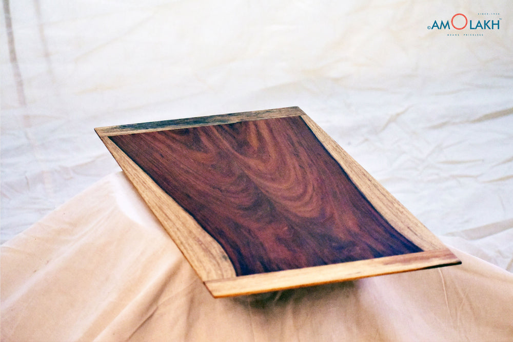 Rosewood And Ker Wood Tray