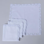 Marie Dinner Napkins White