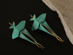 Lunamoth Teal Earrings