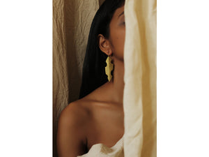 Cutleaf Plain Long Earrings