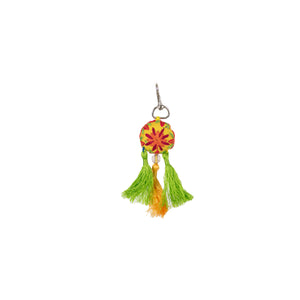 
                
                    Load image into Gallery viewer, Tribal Tassel Green Key Chain
                
            