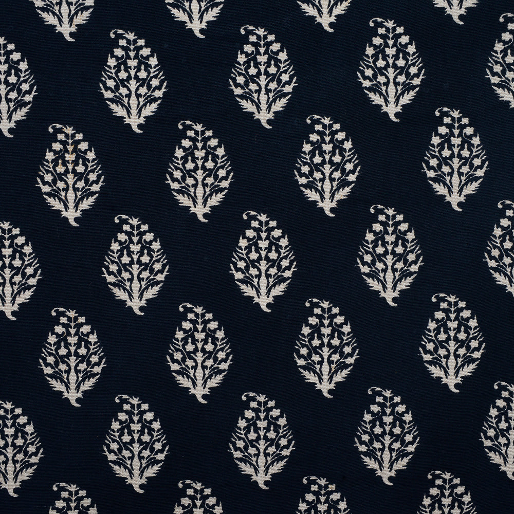 
                
                    Load image into Gallery viewer, Black Leaf Paisley on Khaki
                
            