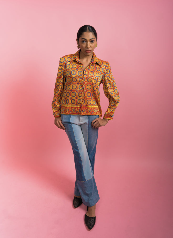 Spessatite Shirt Collar Jacket