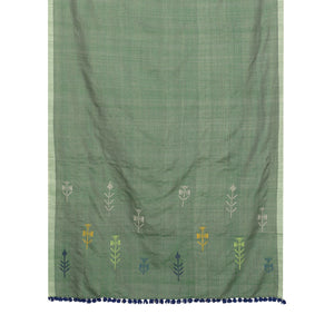 
                
                    Load image into Gallery viewer, Pala Extra Weft Amazon Green Shawl
                
            