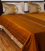 Anaar Marg - Gold Phirozi Bed Cover