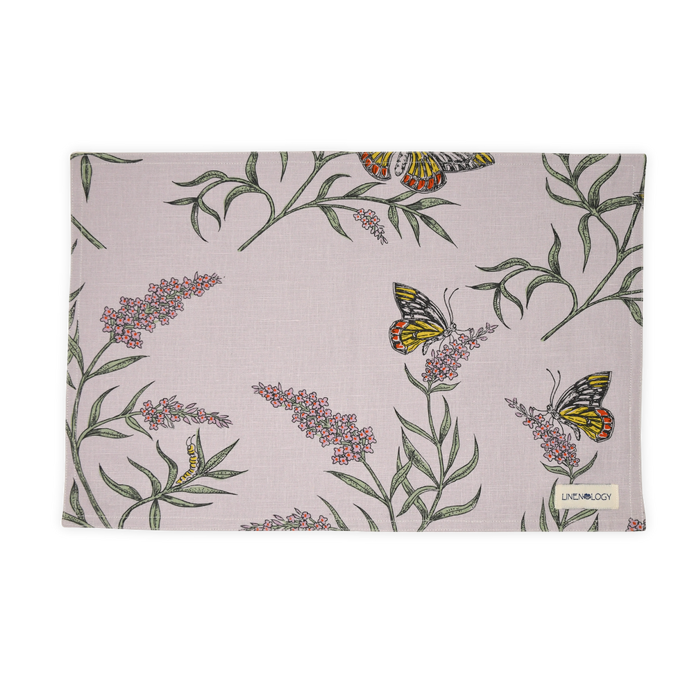 Reversible Place Mat - Buddleia - Orchid Hush