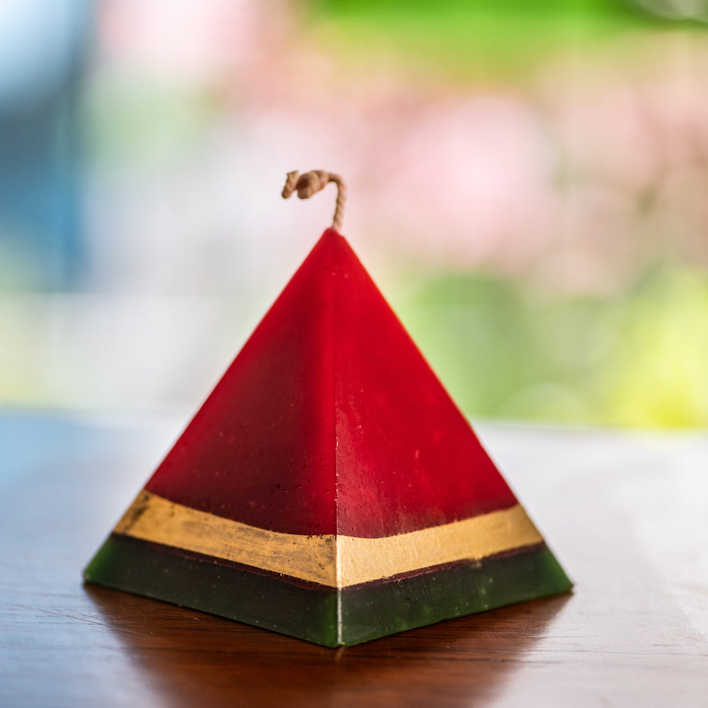 
                
                    Load image into Gallery viewer, Christmas Pyramid Candle - Medium
                
            