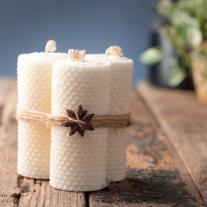 Honeycomb Candles (Set of 3)