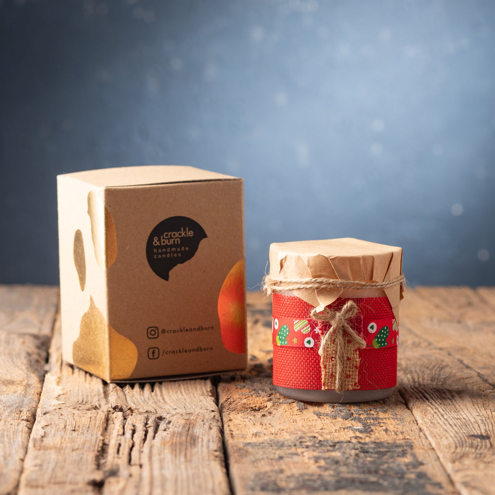 Coffee Frosted Glass Candle