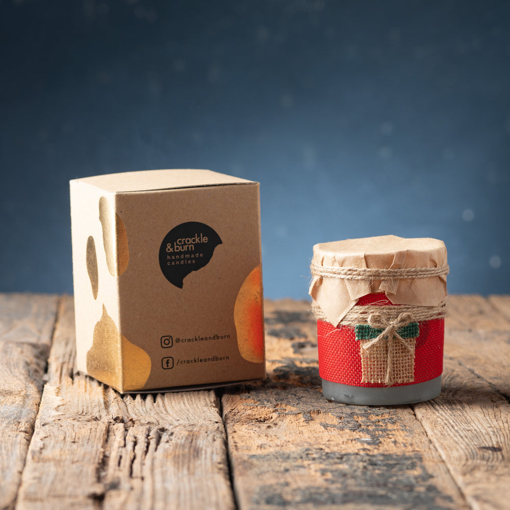 Coffee Frosted Glass Candle