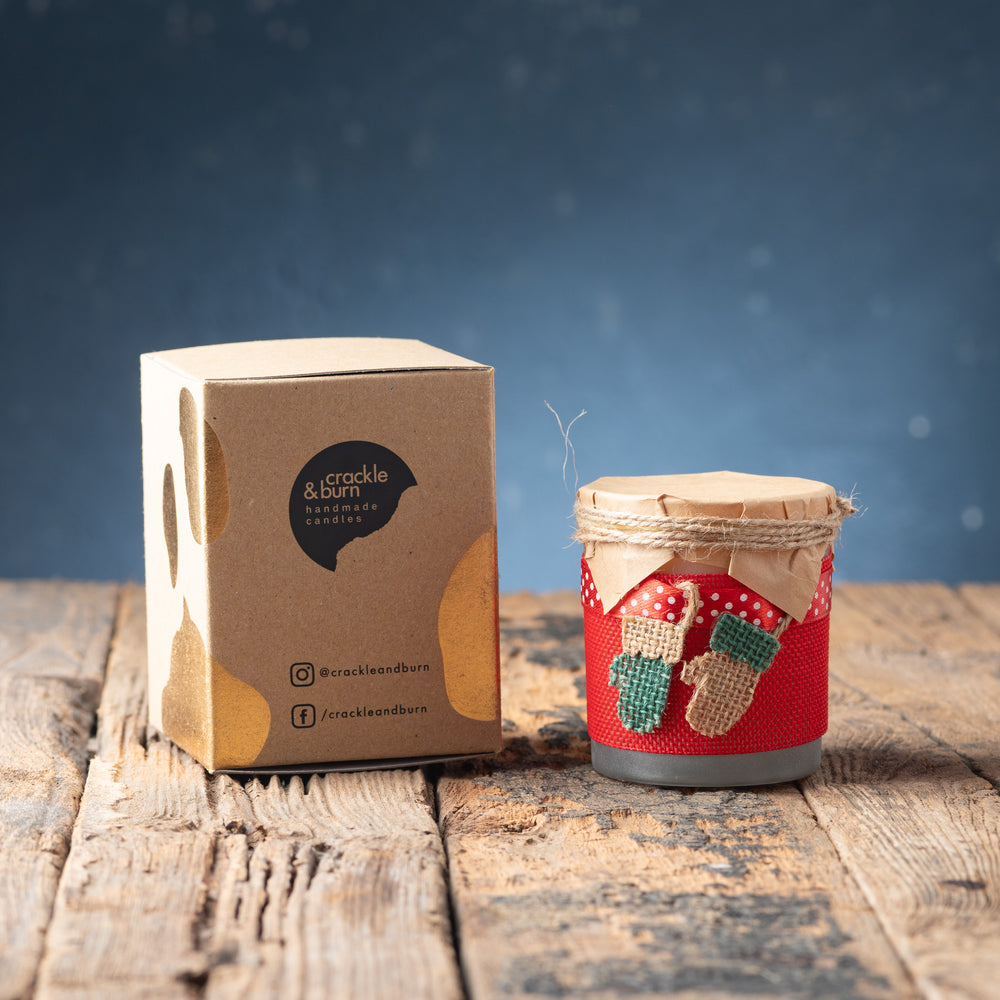 Vanilla Frosted Glass Candle