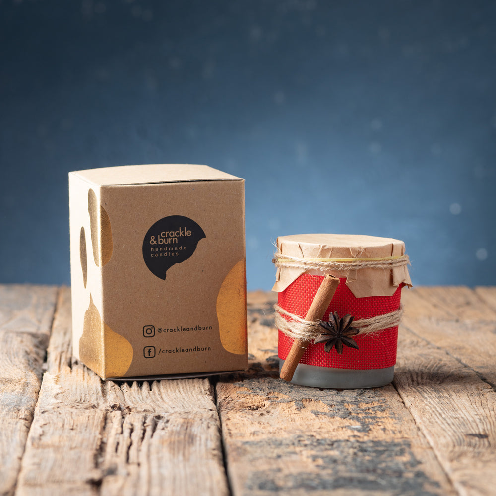 Vanilla Frosted Glass Candle