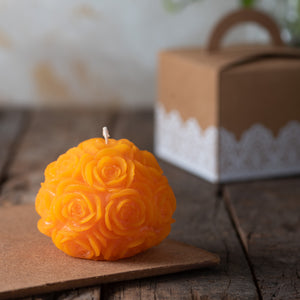 
                
                    Load image into Gallery viewer, Orange Rose Candle Gift Box
                
            