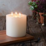 Classic White Triple-Wick Candle (Large)