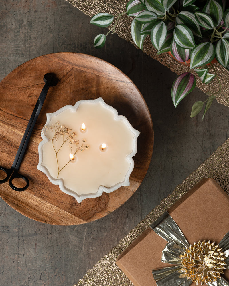 Marble Urli Candle