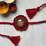 Rakhi - Mandala Crochet - Red