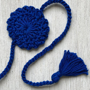 Rakhi - Mandala Crochet - Indigo
