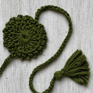 Rakhi - Mandala Crochet - Green