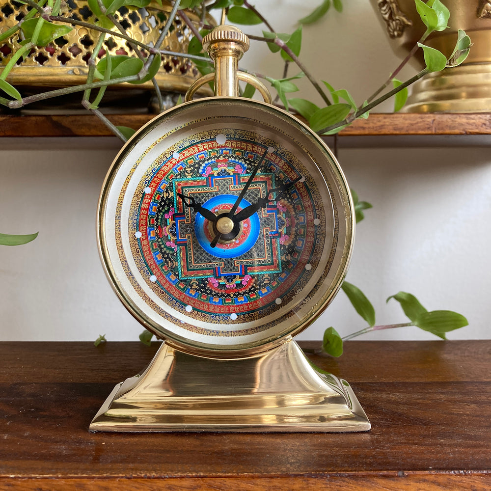 Table Clock - Thanka Mandala