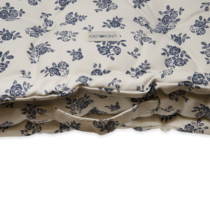 Acrylic Coated Floor Cushion - English Rose - Cream