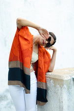 'Gingko Leaf' Eri Peace Silk Kimono