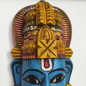 Handcrafted Wooden Vishnu Mask