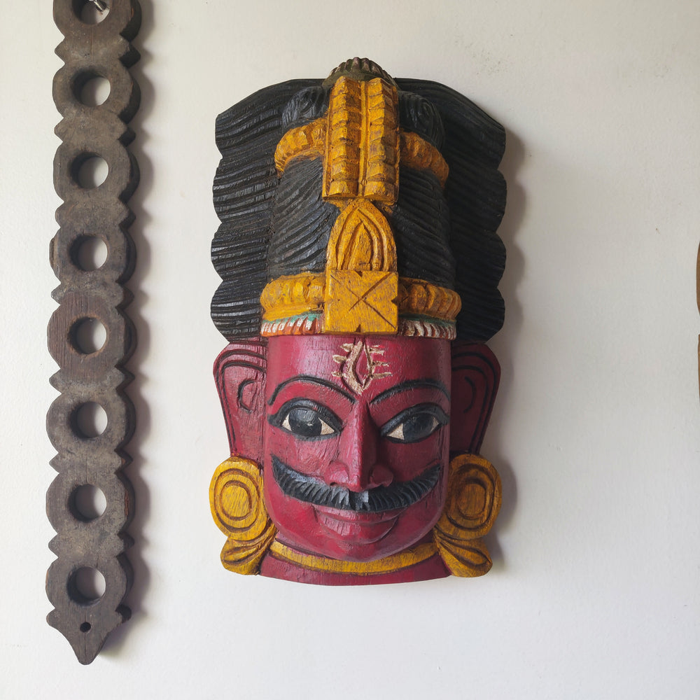 Handcrafted Wooden Shiva Mask