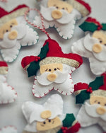 Felt SUPER STAR SANTA - Christmas Ornament