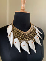 Brass & Shell Necklace