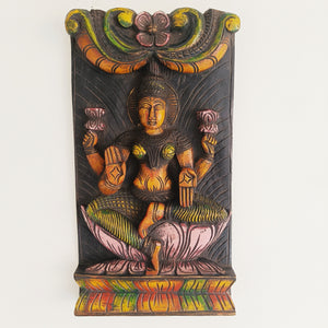 
                
                    Load image into Gallery viewer, Handcrafted Lakshmi Panel
                
            